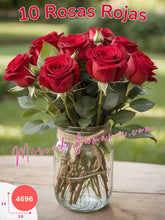 Centro de Mesa de Rosas Rojas en Florero Mason Jar México